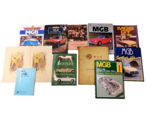 Automotive related books, to include Green (Johnnie) Bentley 50 Years of the Marque, first edition, hardback with dust jacket