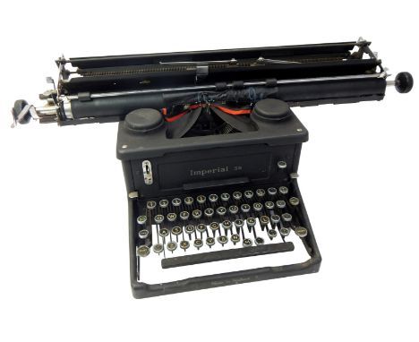 An Imperial 58 typewriter, with cover.