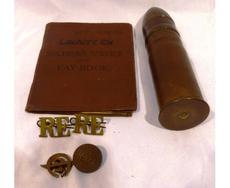 Mixed items to include soldiers service and pay book etc. P&amp;P Group 1 (£14+VAT for the first lot and £1+VAT for subsequen