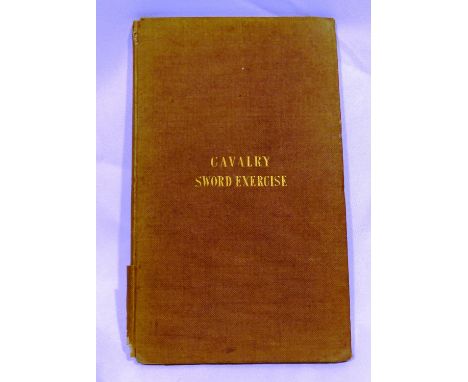 Cavalry Sword Exercise by George Greenwood, cloth bound and published 1840 by W. Clowes &amp; Son. P&amp;P Group 1 (£14+VAT f