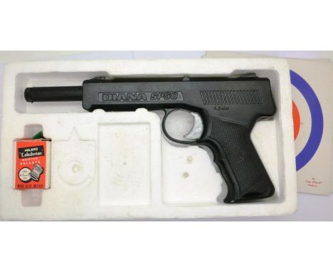 Diana SP50 air pistol, boxed. P&amp;P Group 1 (£14+VAT for the first lot and £1+VAT for subsequent lots) 
