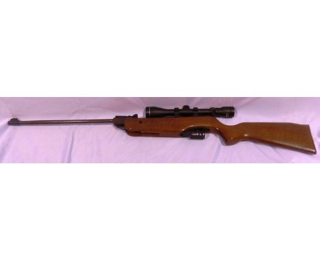Webley Sport 22 air rifle with 9 x 40 scope. P&amp;P Group 3 (£25+VAT for the first lot and £5+VAT for subsequent lots) 