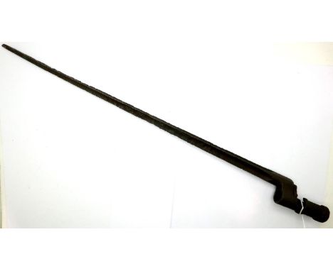 Victorian Martini Henry socket bayonet in semi-relic condition, L: 50 cm. P&amp;P Group 3 (£25+VAT for the first lot and £5+V