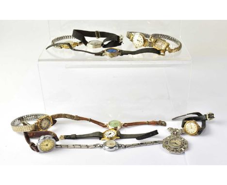 A collection of ladies' wristwatches to include Timex, Ingersoll and Lucerne examples.