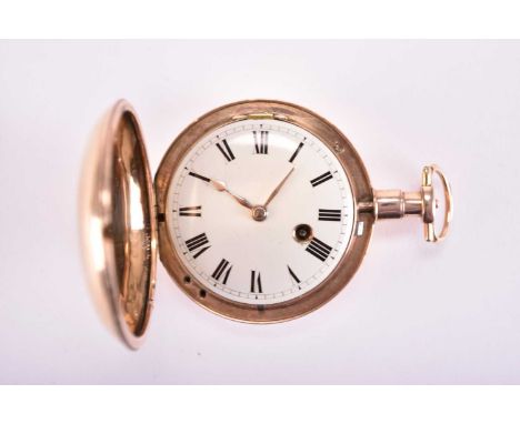 An 18ct gold pocket watch by William Tarleton, LiverpoolDate: Circa 1790Movement: Verge fusee, pierced and engraved cock, gil