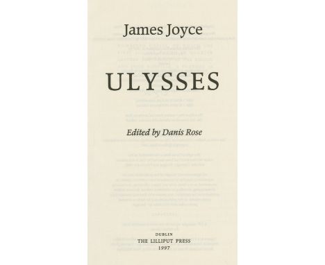 [Joyce (James)] & Ellmann (R.)ed. Giacomo Joyce, 8vo N.Y. (Viking Press) 1968, First Edn. (this format), with 4 full scale fa