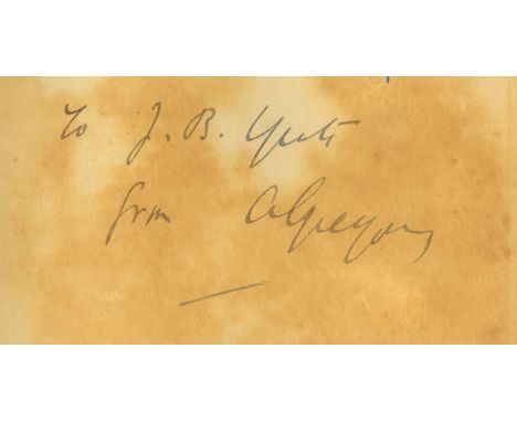 From Lady Gregory's Library[Gregory (Lady A.)]  Dowden (Edward) Fragments from Old Letters E.D. to E.D.W. 1869 -1892, L. 1914