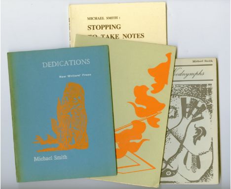 The Authors First Two BooksSmith (Michael) Dedications, sm. 4to D. (New Writers Press) 1968. First Limited Edition, 200 Copie