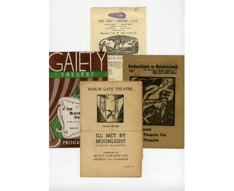 Irish Theatre: Programmes, a large bundle of Theatre Shows from 1940's / 50's / 60's / 70's, for various houses to include th
