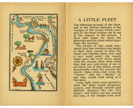 With Hand-Coloured IllustrationsYeats (Jack B.) A Little Fleet, One of Jack B. Yeats's Books for Children. 12mo L. (Elkin Mat