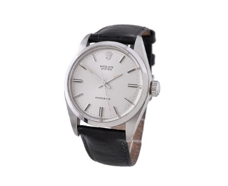 Rolex, Oyster Precision, Ref. 6426,   Stainless steel wristwatch, circa 1981   Movement: Cal. 1225, manual wind, 17 jewels   