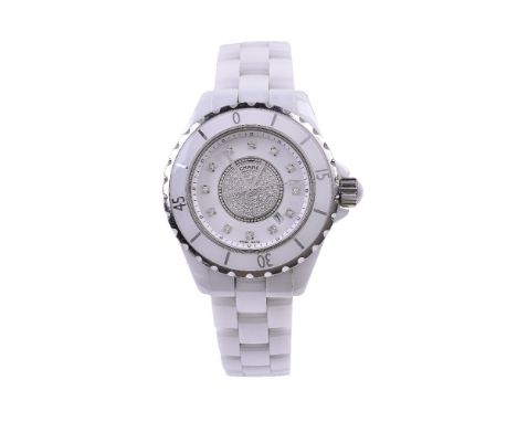 Chanel, J12,   Ceramic bracelet watch, circa 2010   Movement: Cal. ETA 956612 7730, quartz, 7 jewels   Case: Ceramic case, ce