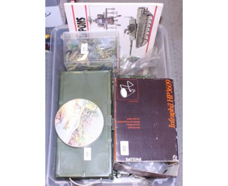 A quantity of Action Man accessories and other model soldiers