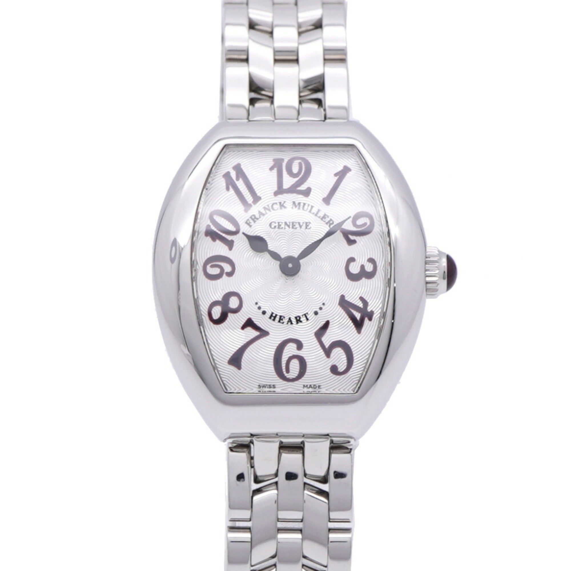 Franck Muller Heart to 5002SJA Quartz Watch SS Silver Dial 0173FRANCK MULLER Ladies