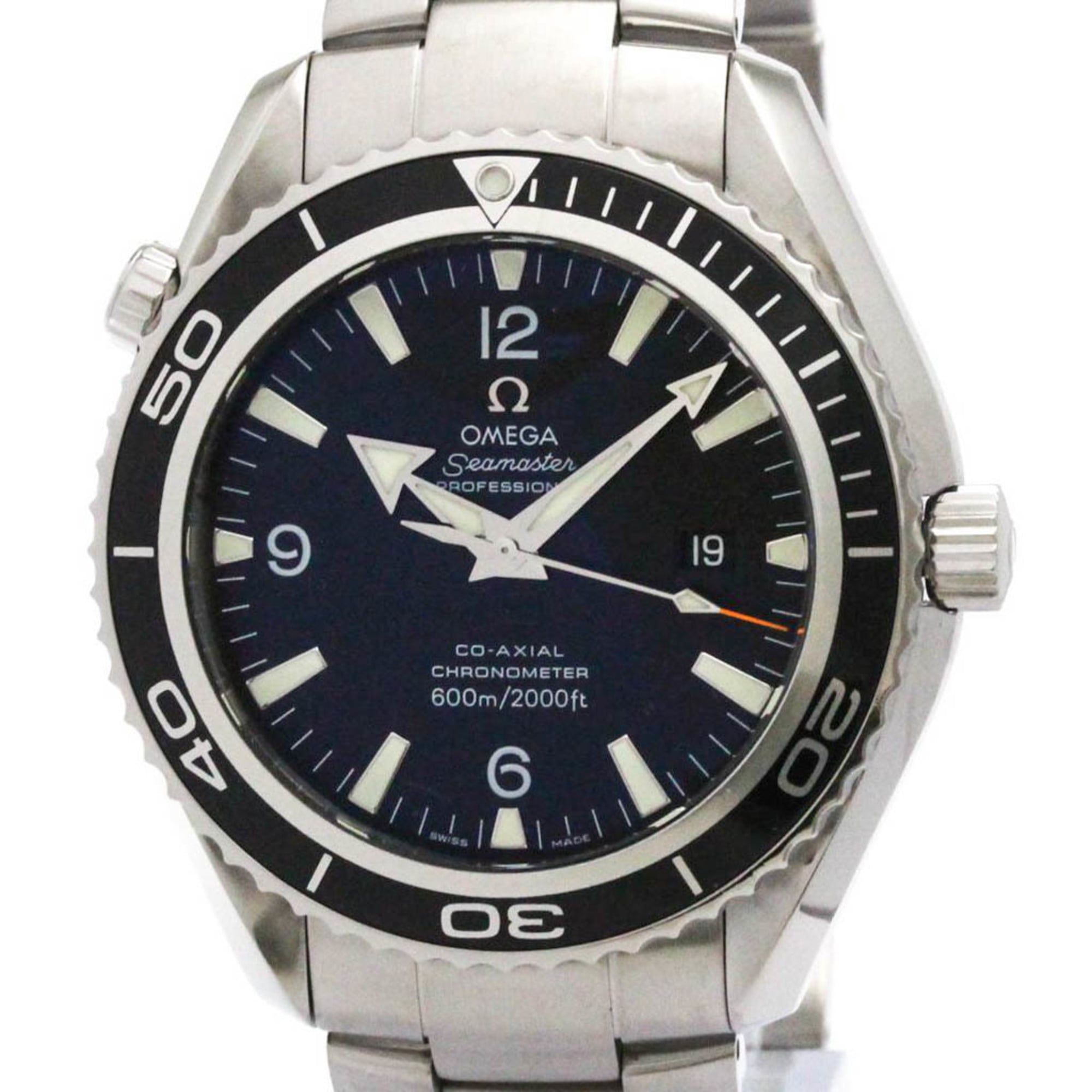 OMEGA Seamaster Planet Ocean Steel Automatic Watch 2200.50 Polished