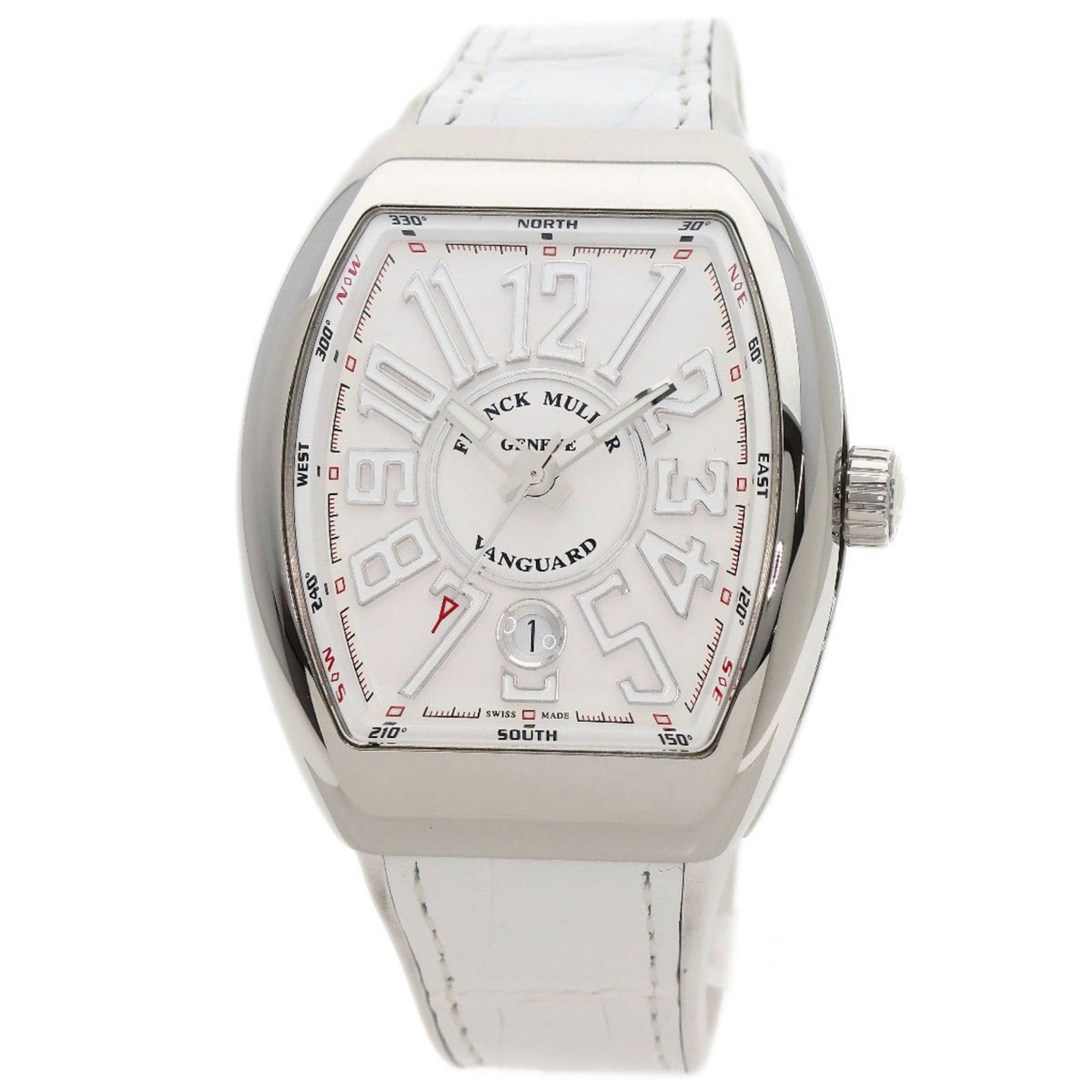 Franck Muller V41SCDT Vanguard Watch, Stainless Steel/Rubber, Men's