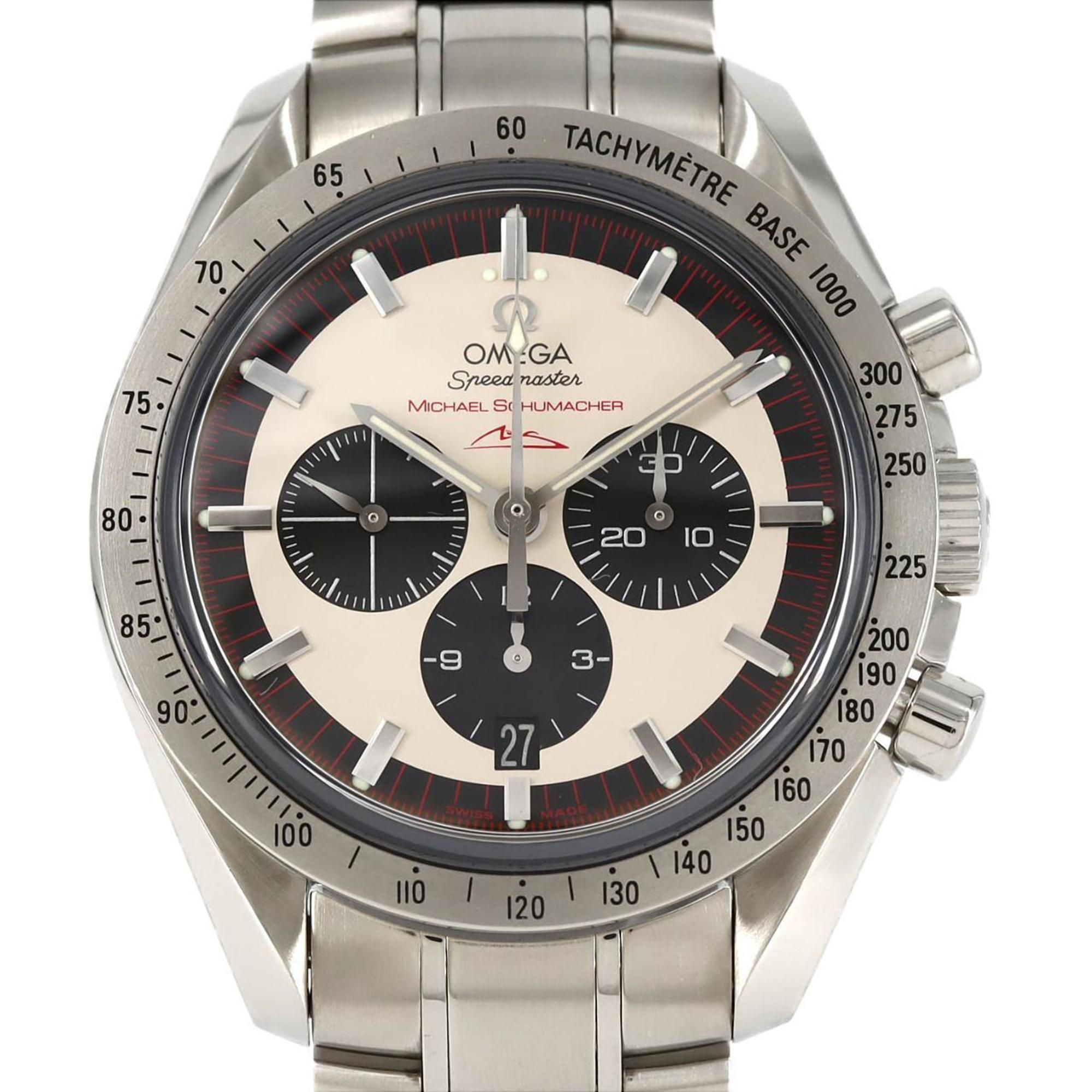 Omega Speedmaster Schumacher Special Edition 3853.32 Stainless Steel Automatic Watch