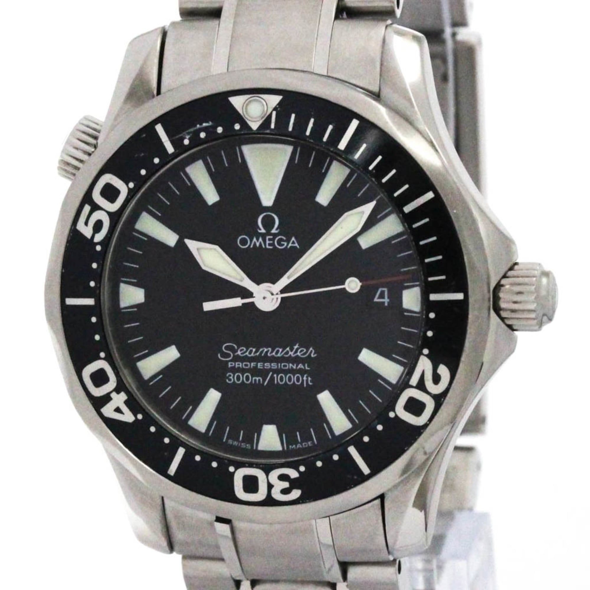 OMEGA Seamaster Professional 300M Steel Mid Size Watch 2262.50 Polished