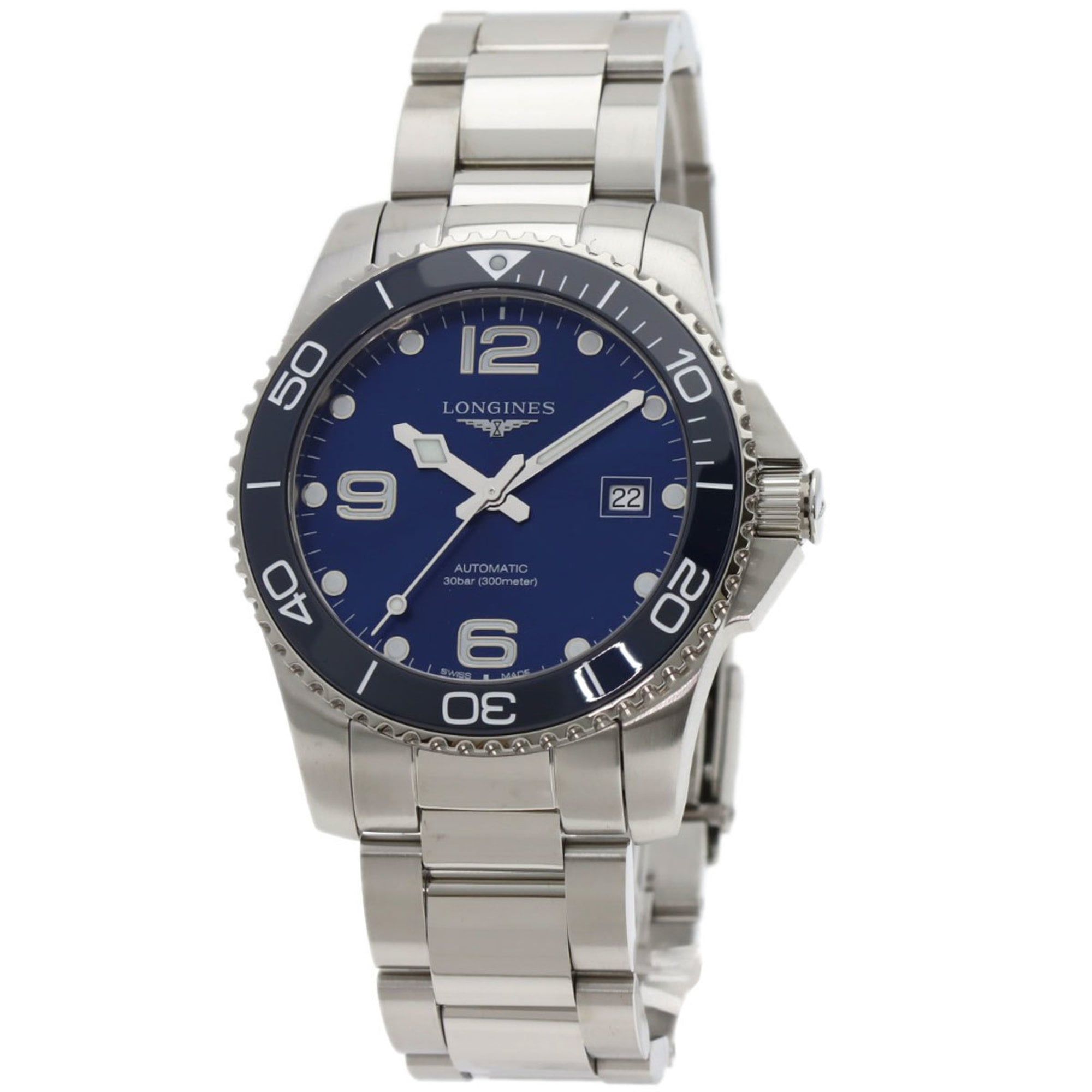 Longines L3.781.4 Hydro Conquest Stainless Steel Men's Watch