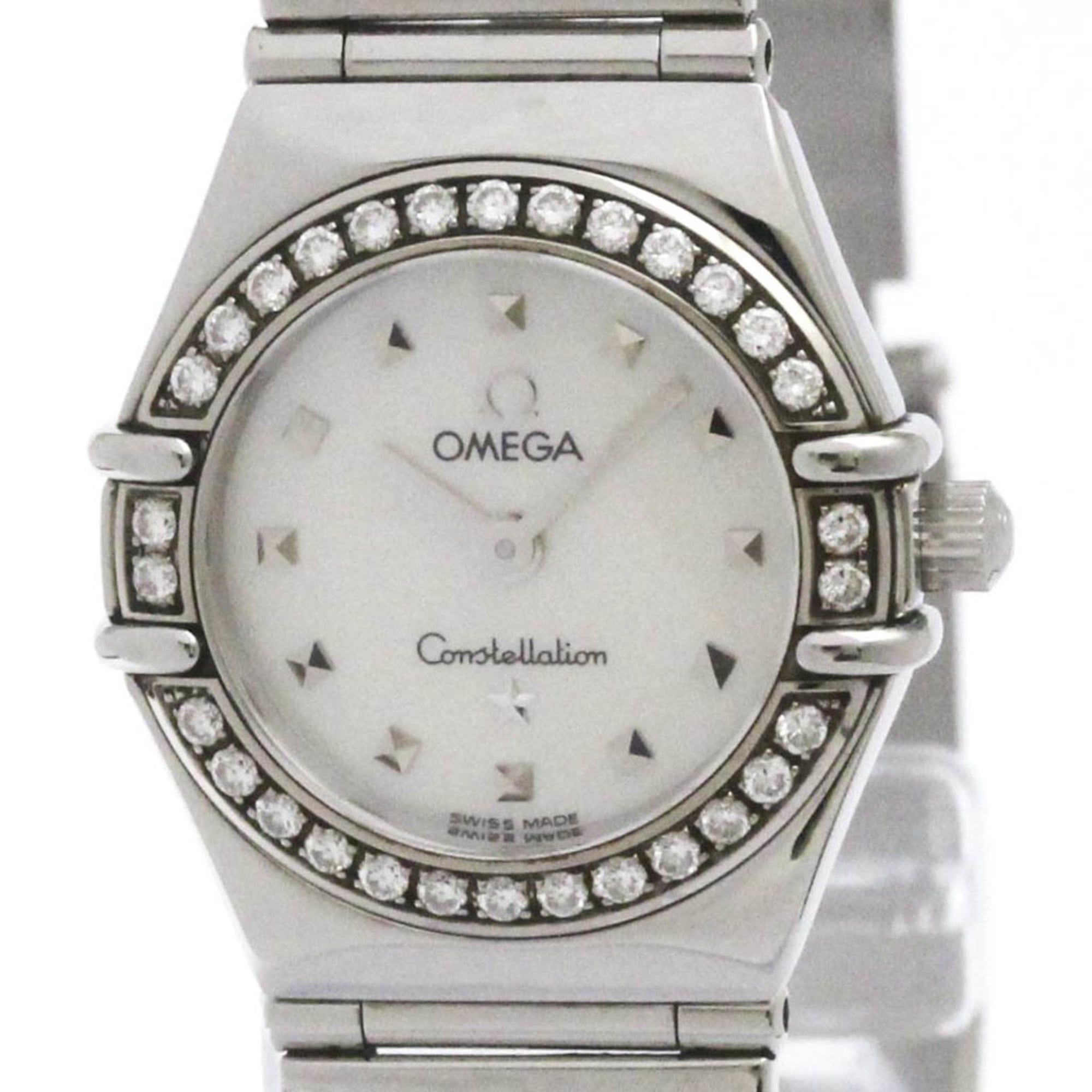 OMEGA Constellation My Choice Diamond MOP Dial Watch 1465.71 Polished