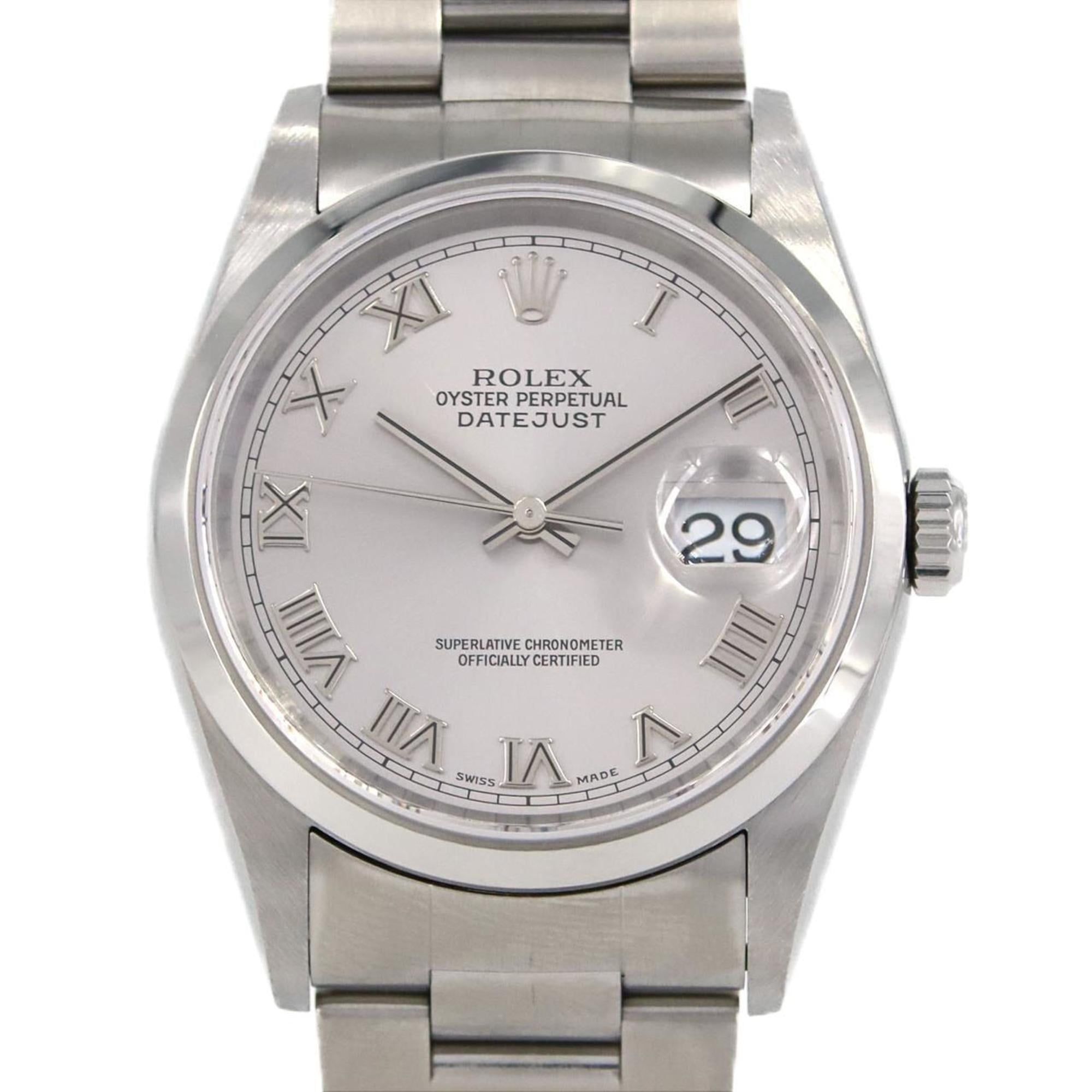 Rolex Datejust 16200 SS Wristwatch Automatic Y serial number