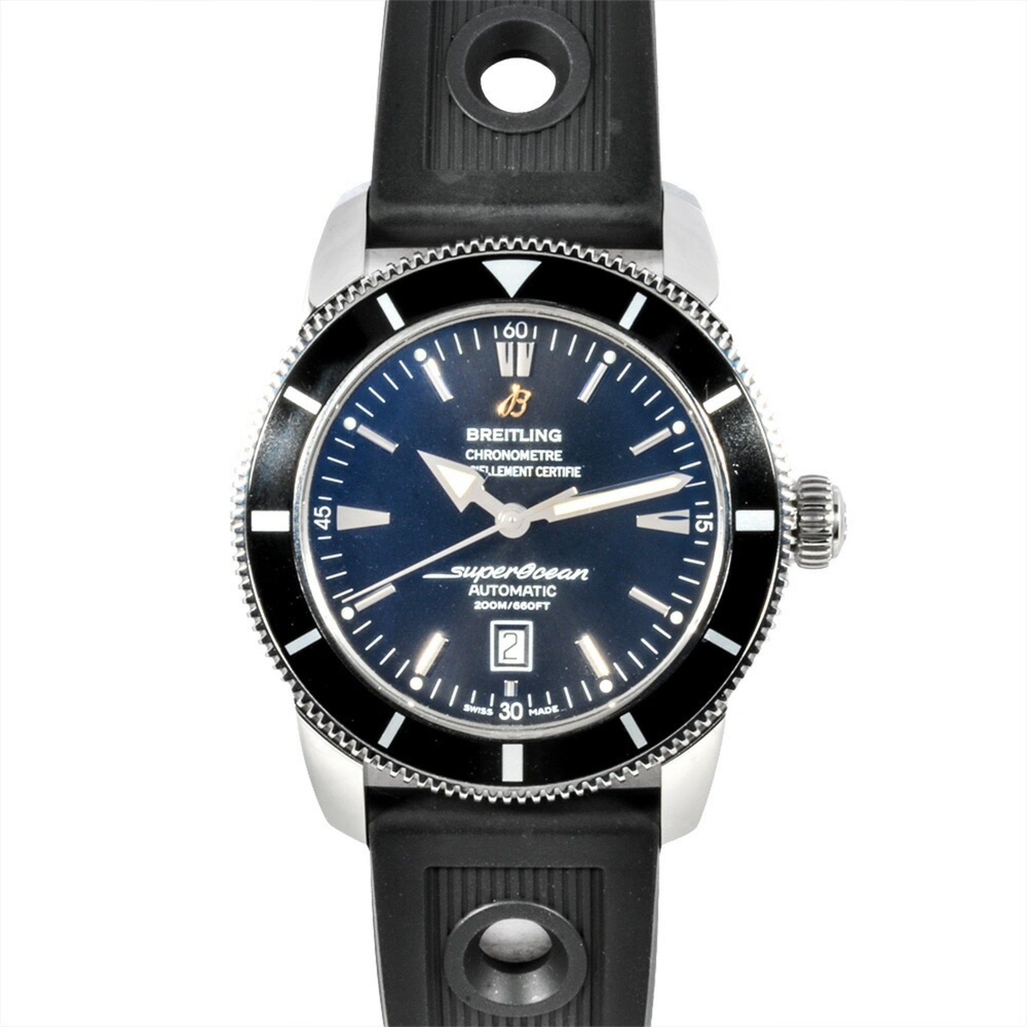 Breitling Superocean Heritage 46 Automatic Watch, Navy Dial, Stainless Steel, Men's, A17320