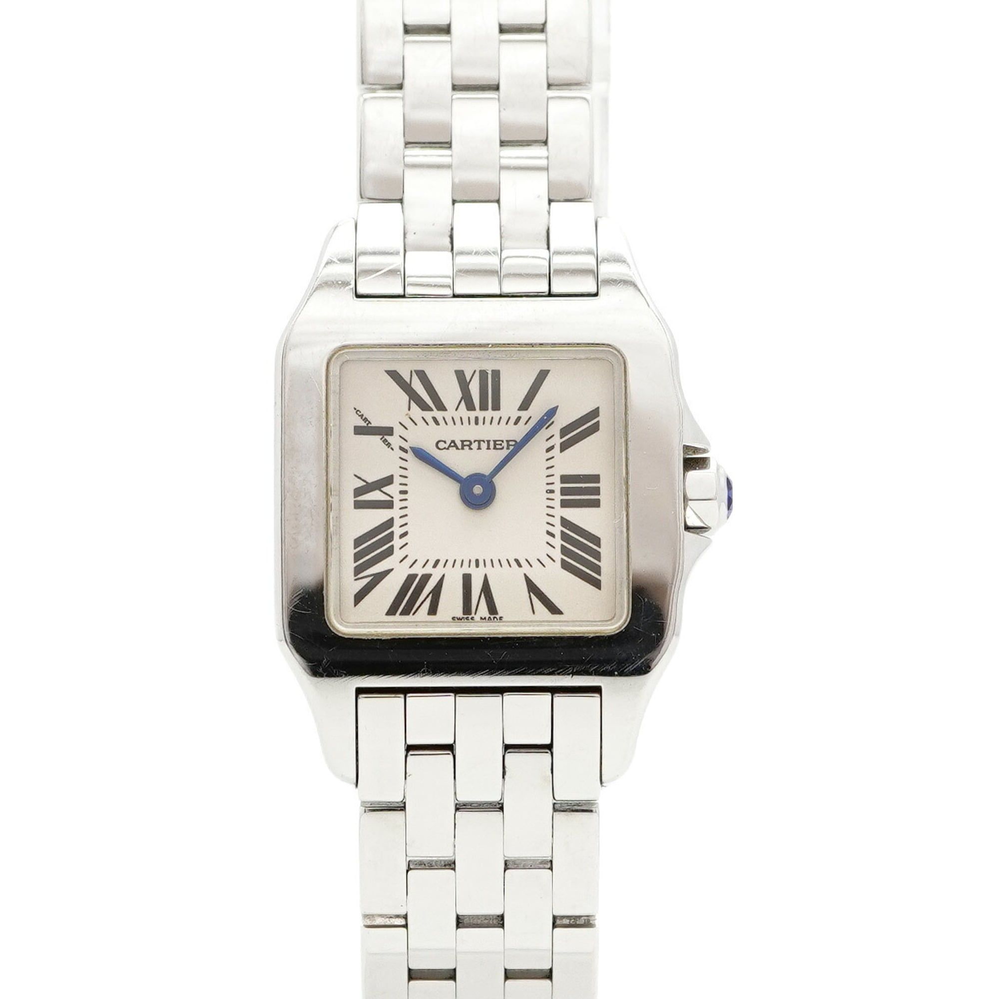 Cartier Santos de SM W25064Z5 Ivory Dial Women's Watch