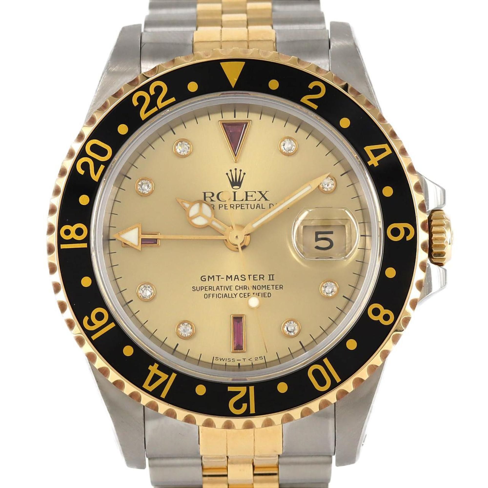 Rolex GMT-Master 16713RG?5 SSxYG Automatic Watch, S-Serial