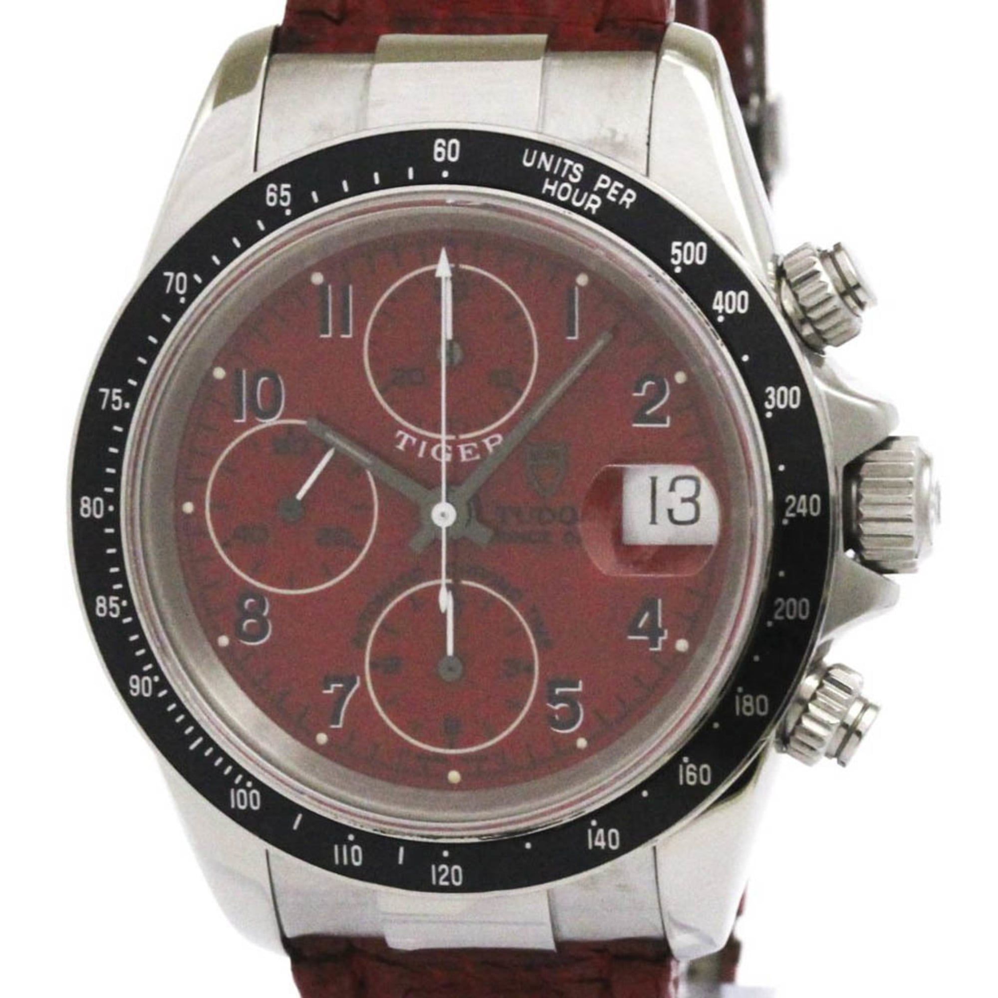 TUDOR Prince Date Tiger Steel Automatic Mens Watch 79260 Polished