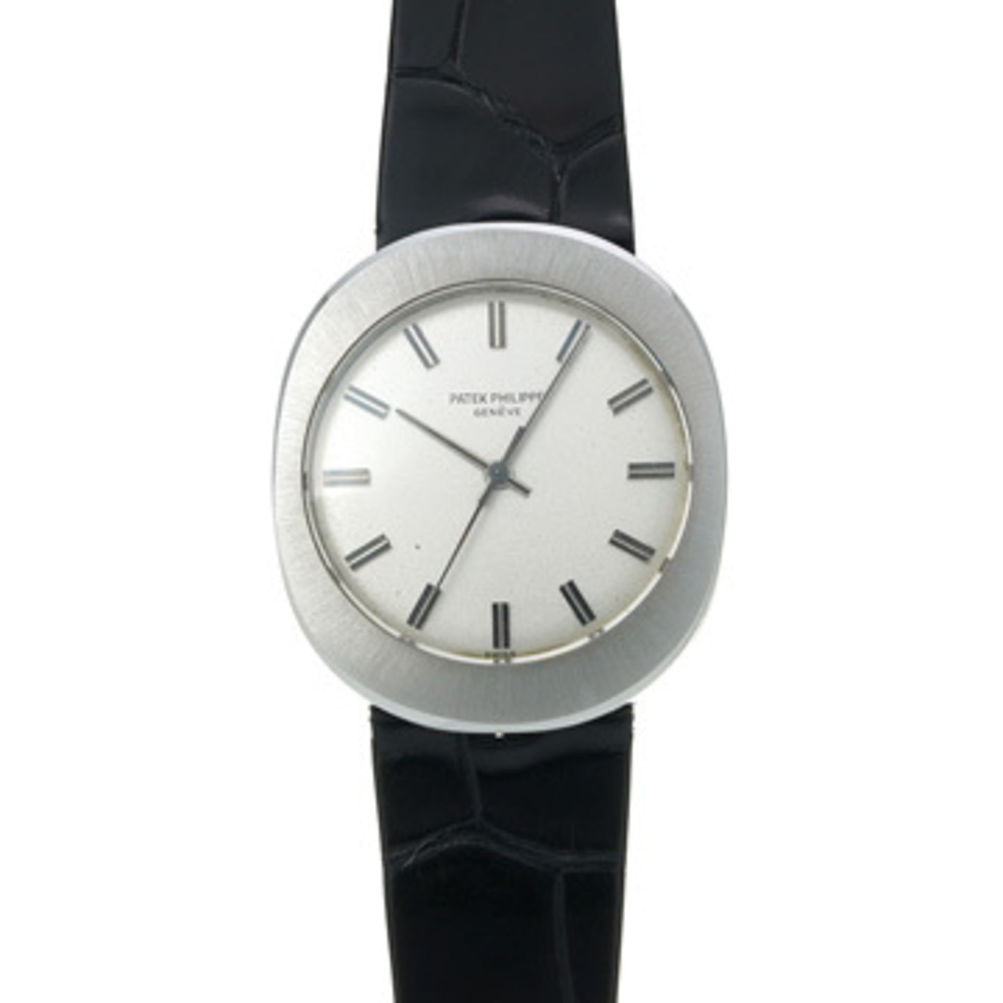 Patek Philippe Automatic Antique 3580A Silver Men's Watch Self-Winding