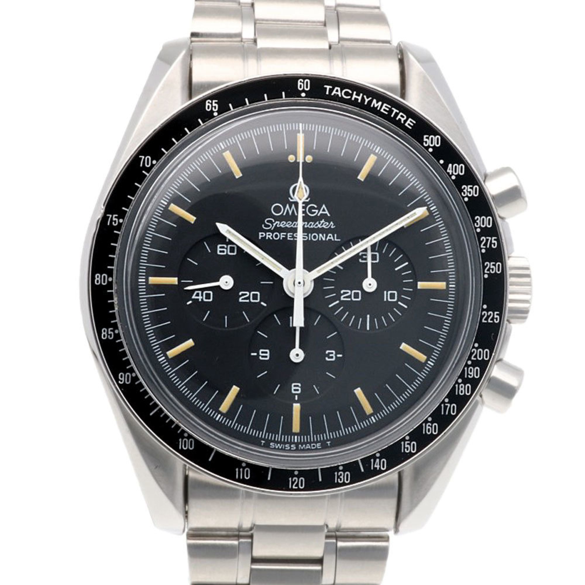 Omega Speedmaster Men's Stainless Steel Automatic Chronograph Watch, Non-Waterproof, Overhauled
