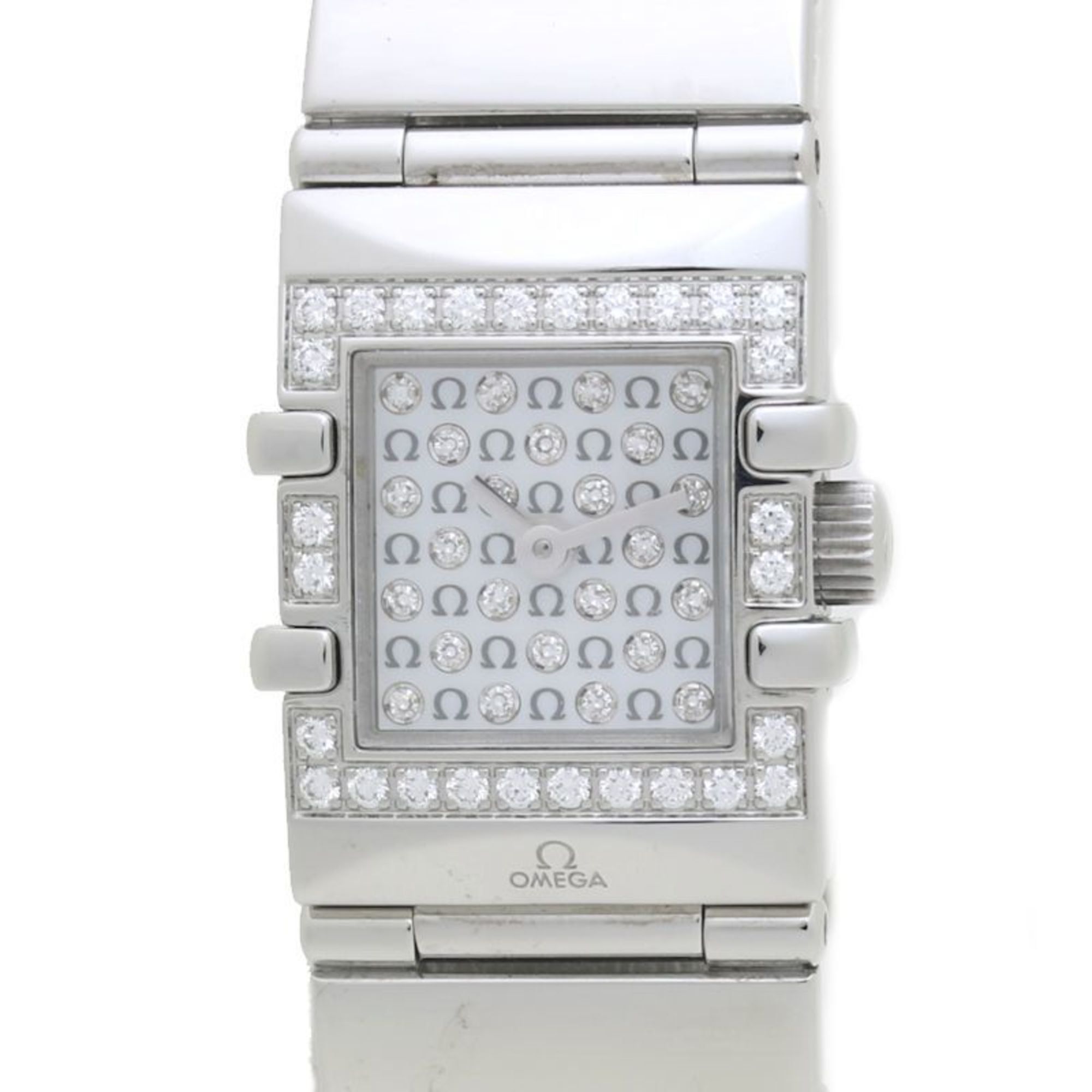 OMEGA Constellation 1539.77.00 Quadra Mini Diamond Stainless Steel Ladies 39798 Watch