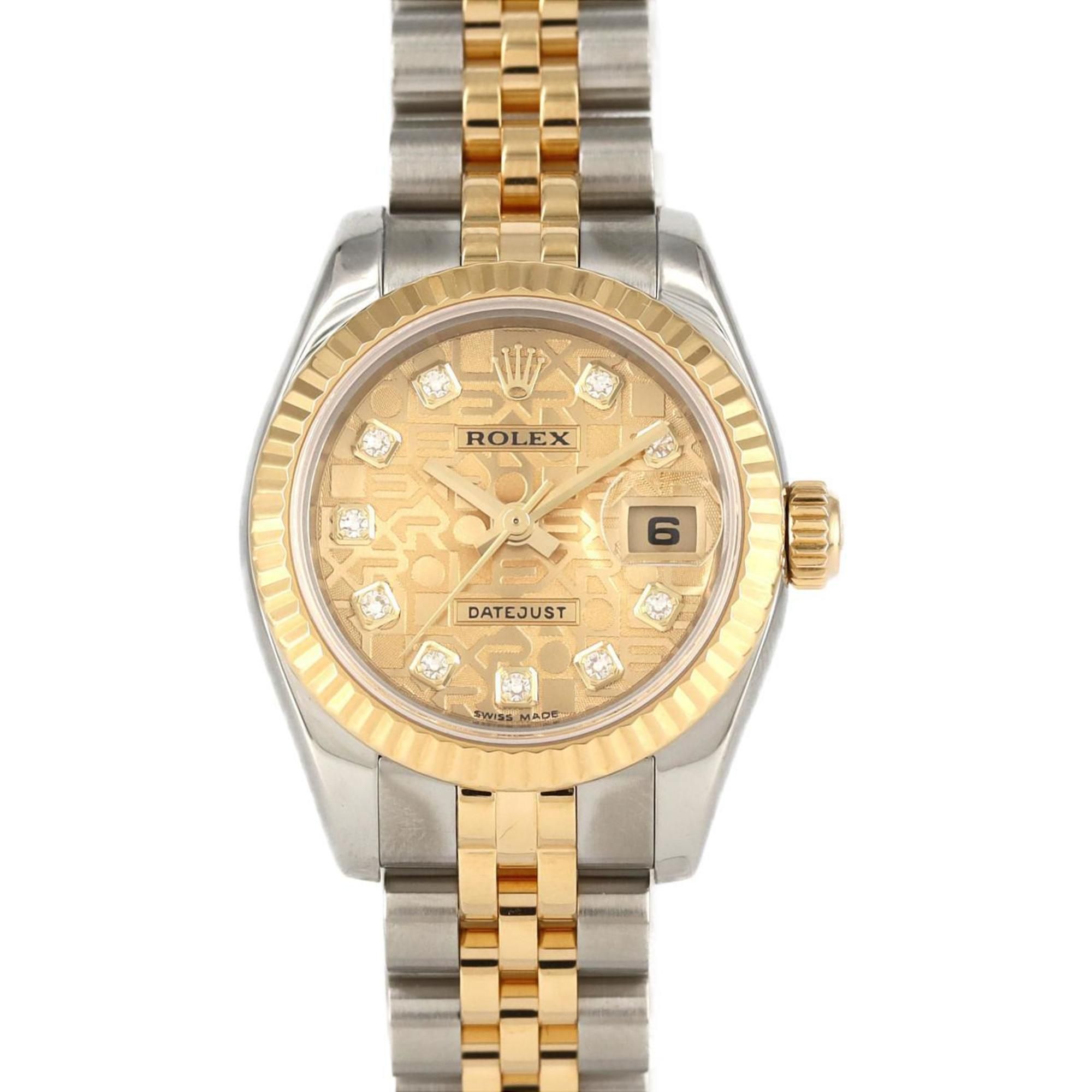 Rolex Datejust 179173G SSxYG Automatic Watch, D Serial