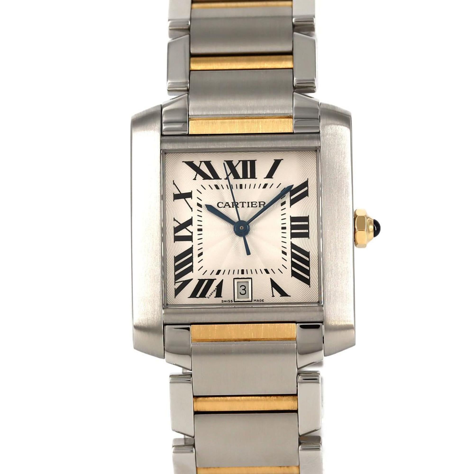 Cartier Tank Française LM Two-tone Watch W51005Q4 SSxYG Automatic