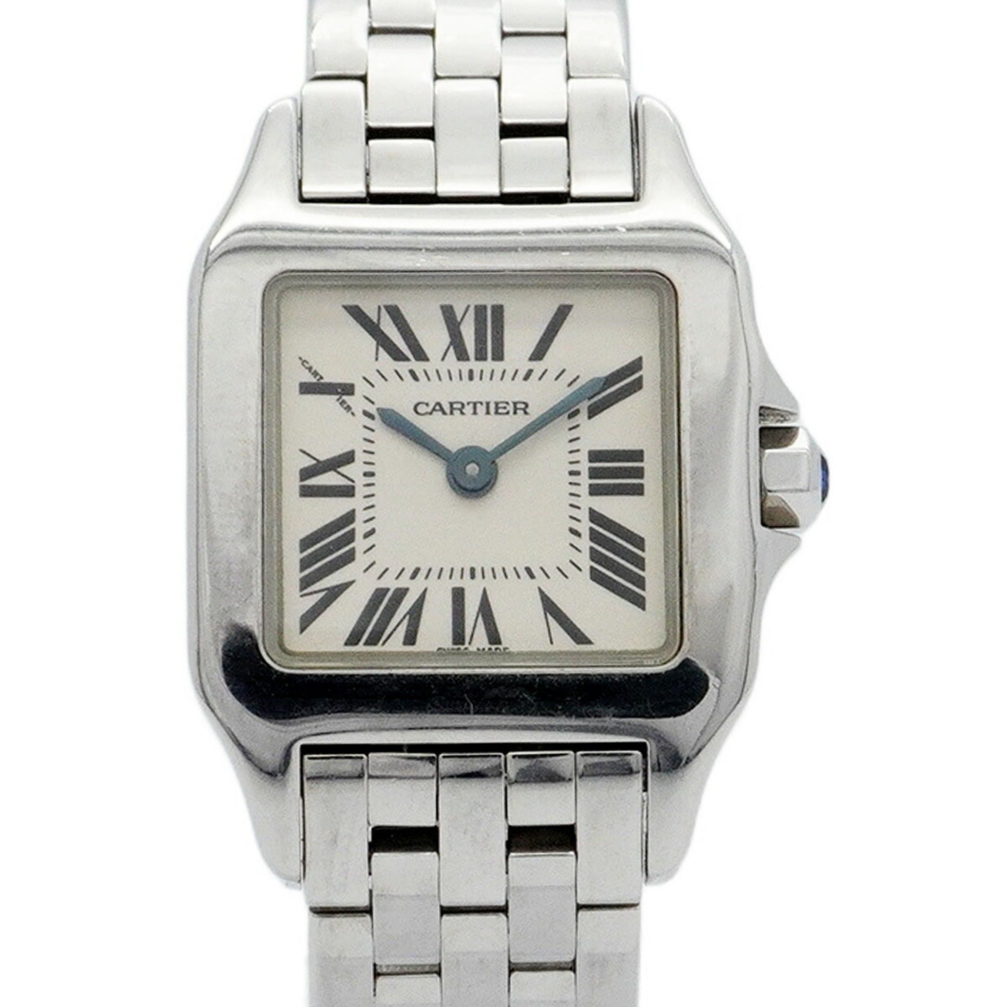 Cartier Santos de SM W25064Z5 Ivory Dial Women's Watch
