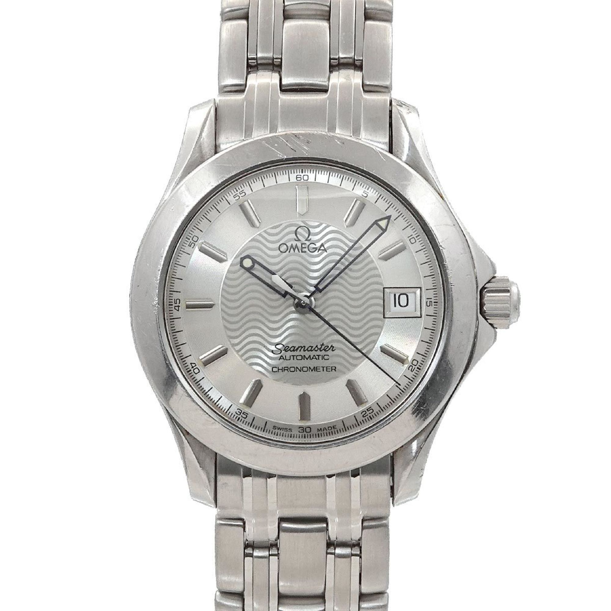 OMEGA Seamaster 120 Chronometer 2501 31 Men's Watch Silver Date Automatic