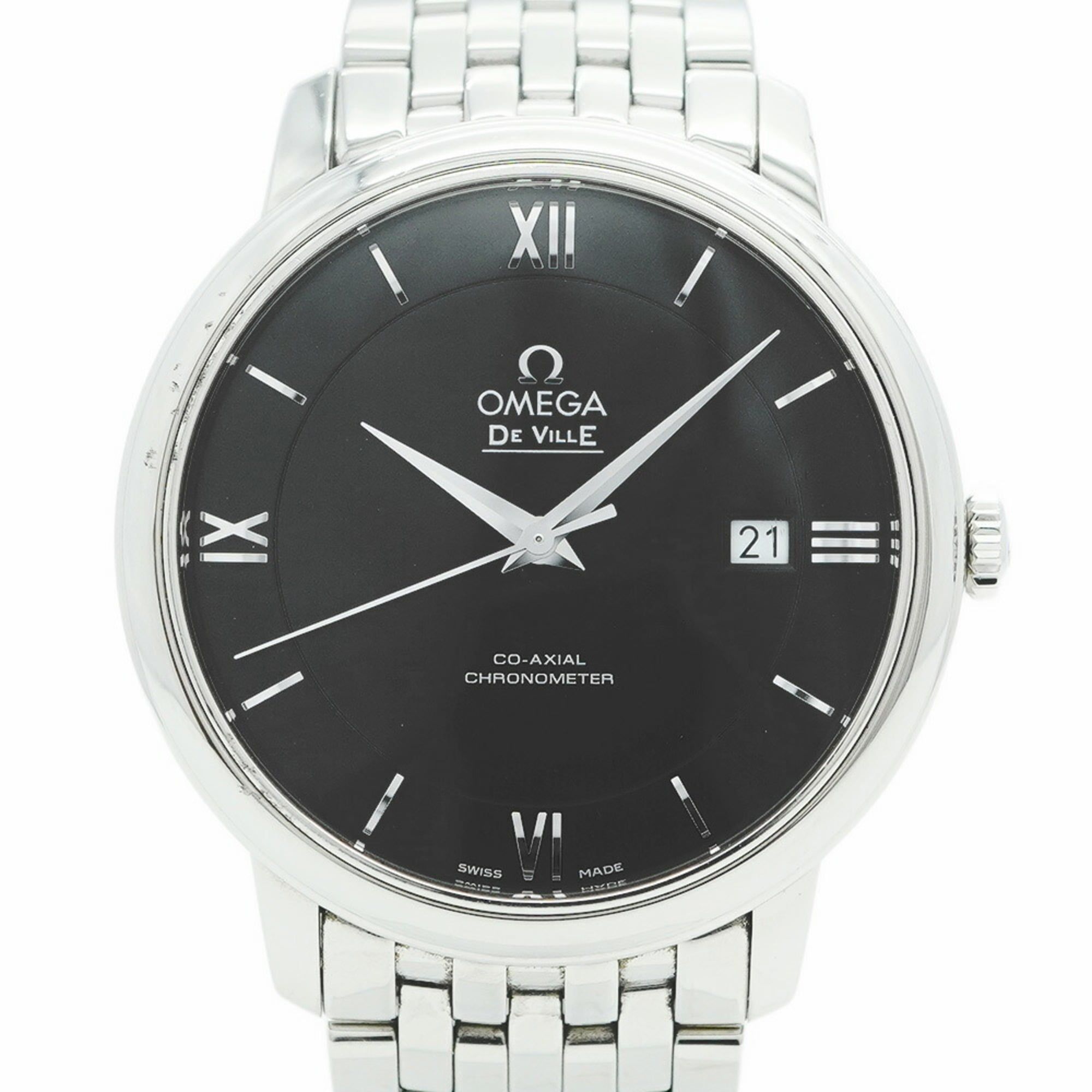 Omega De Ville 424.10.40.20.01.001 Black Dial Men's Watch