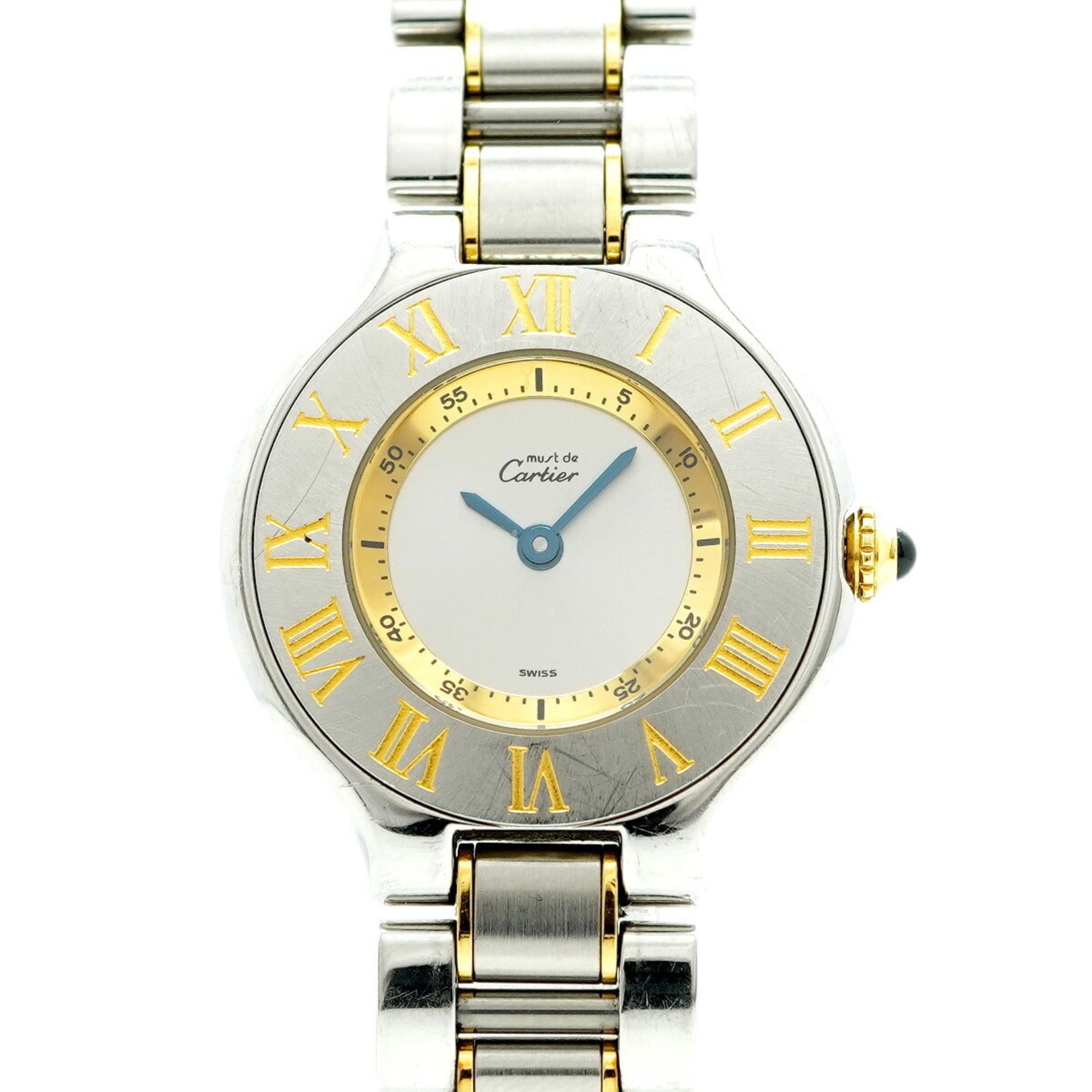 Cartier Must W10073R6 Silver Dial Women's Watch