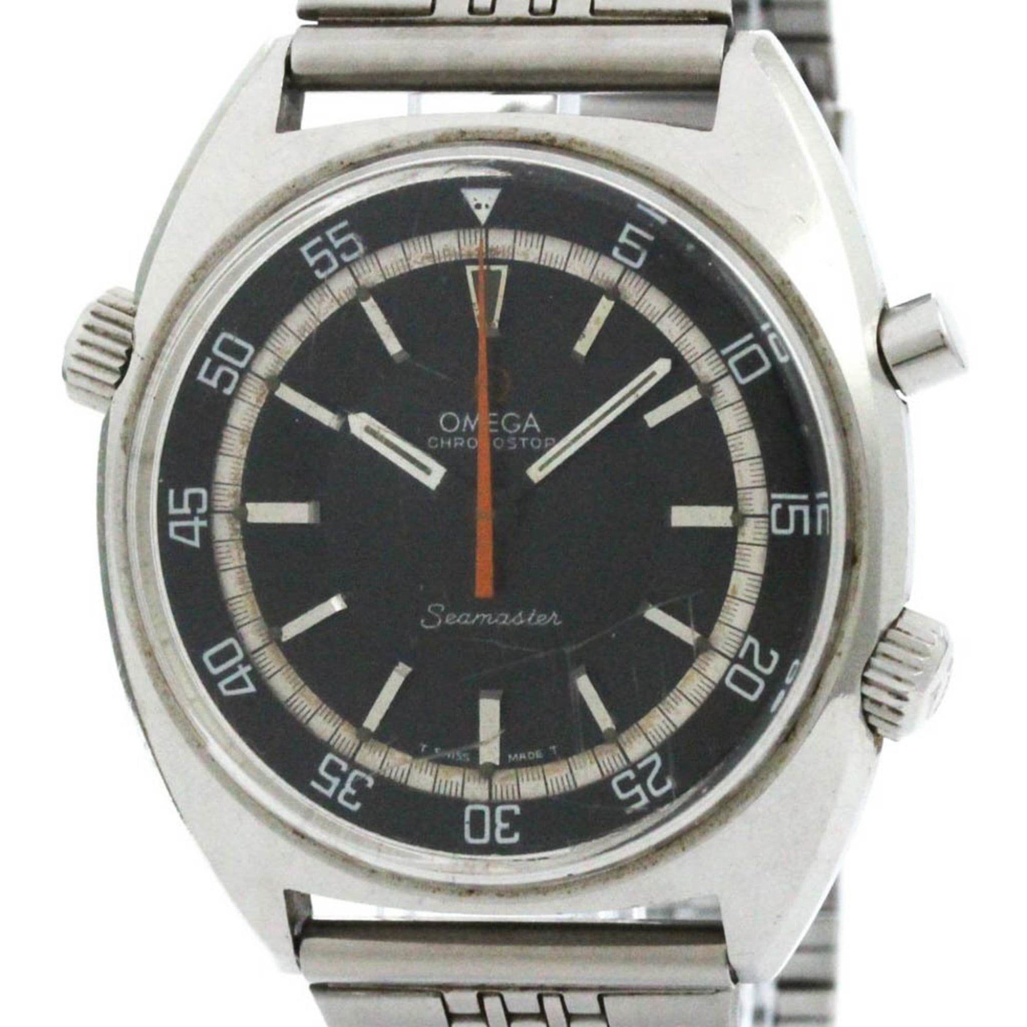 Vintage OMEGA Seamaster Chronostop Cal 865 Steel Mens Watch 145.008