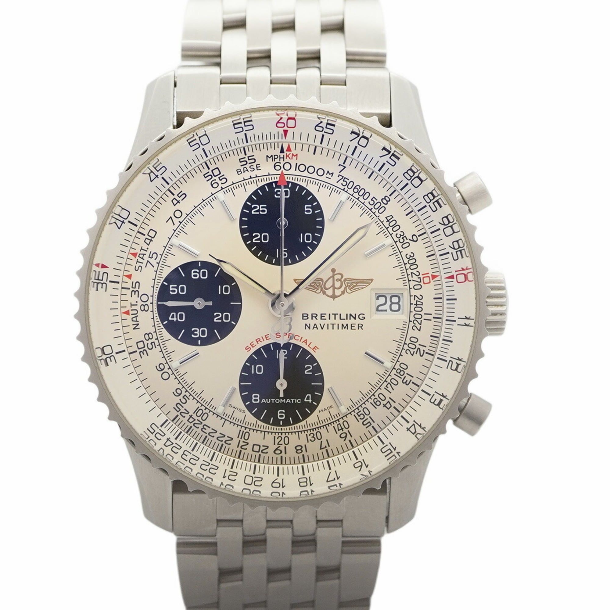 Breitling Navitimer A13330 Ivory Dial Men's Watch