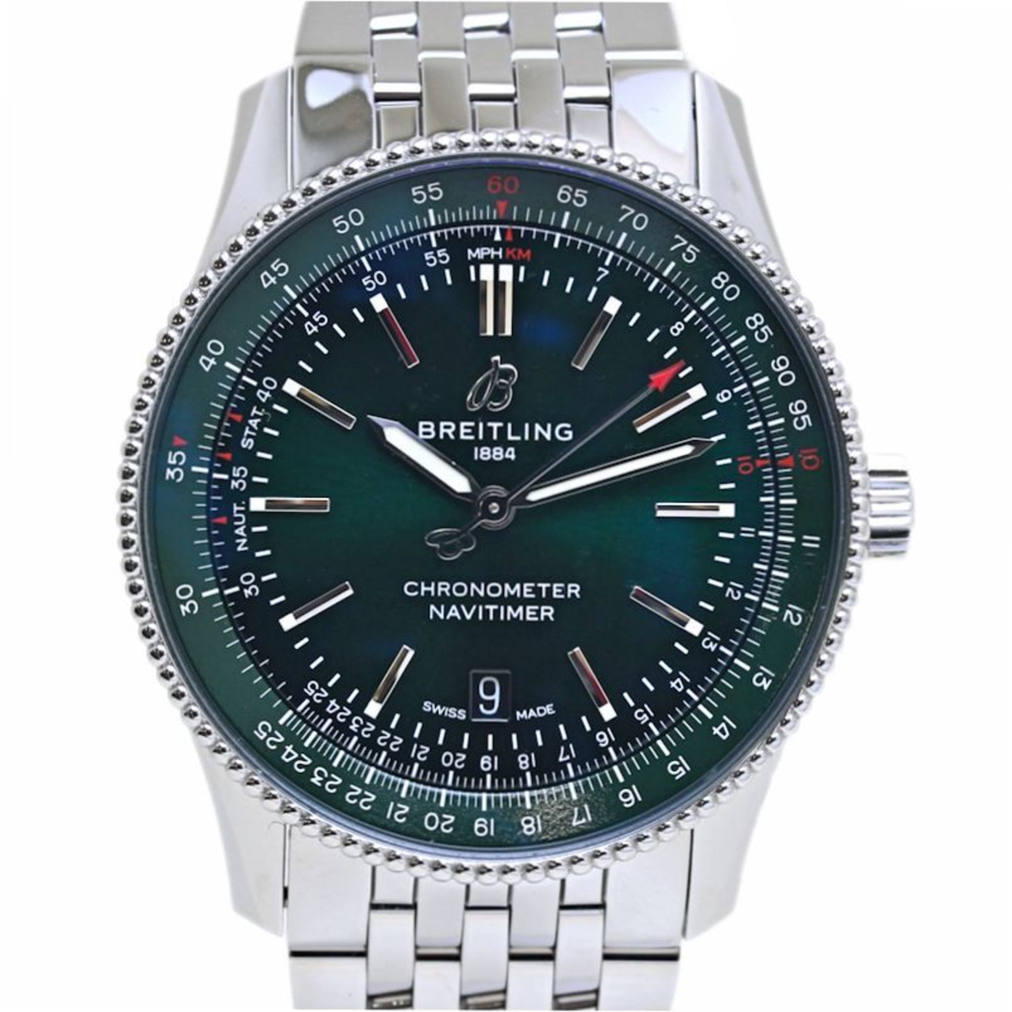 BREITLING Navitimer Automatic 41 A17326361L1A1 A17326 Men's Watch, Stainless Steel, 40177