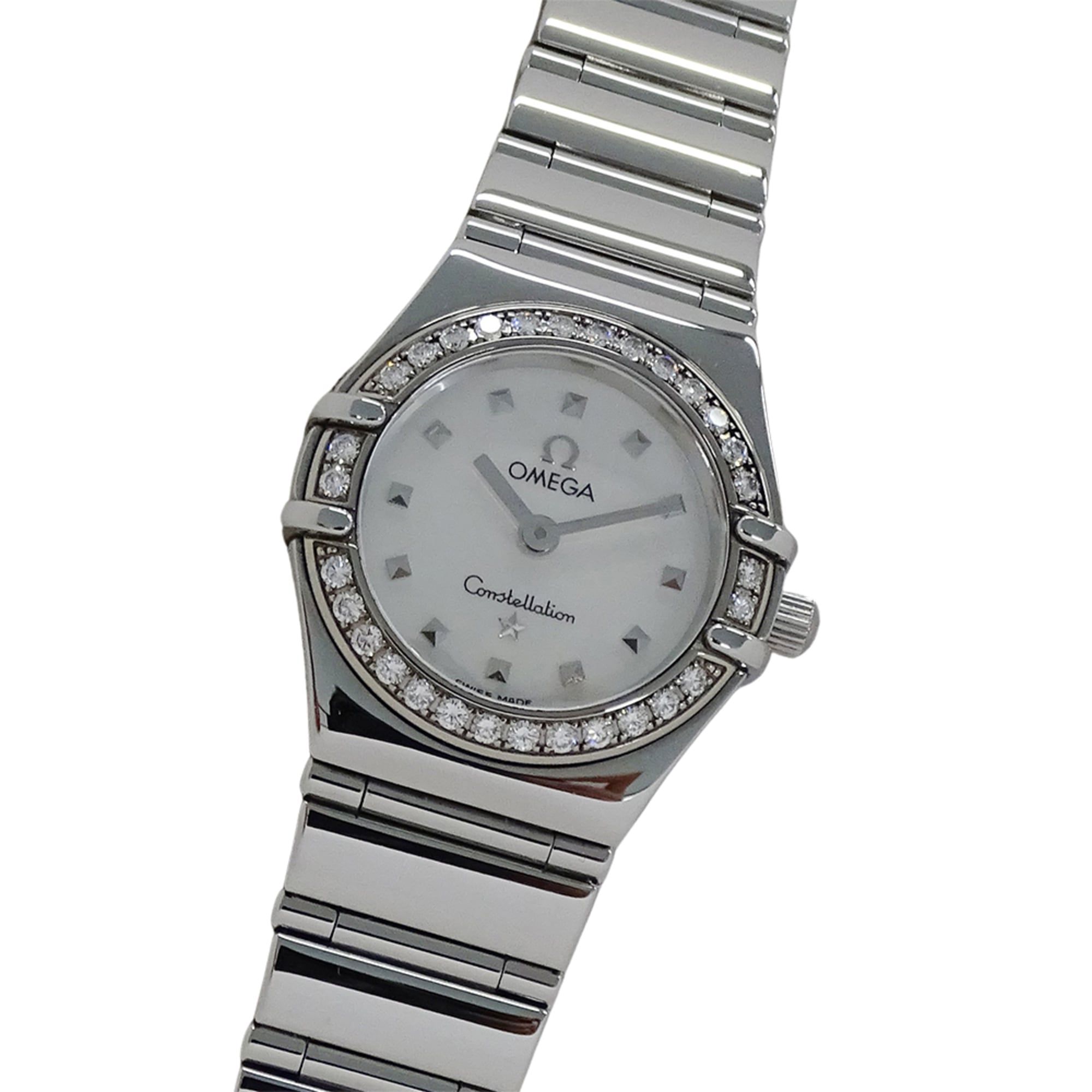 OMEGA Constellation Mini My Choice 1465.71 Women's Watch with Diamonds, Shell, Quartz Movement, QZ S