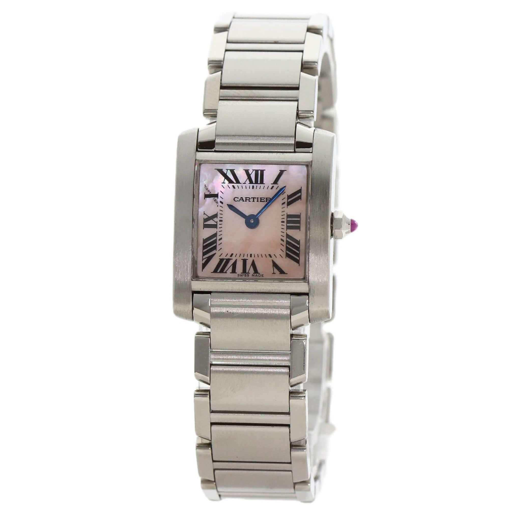 Cartier Tank Française W51028Q3 SM Watch in Stainless Steel/SS for Women