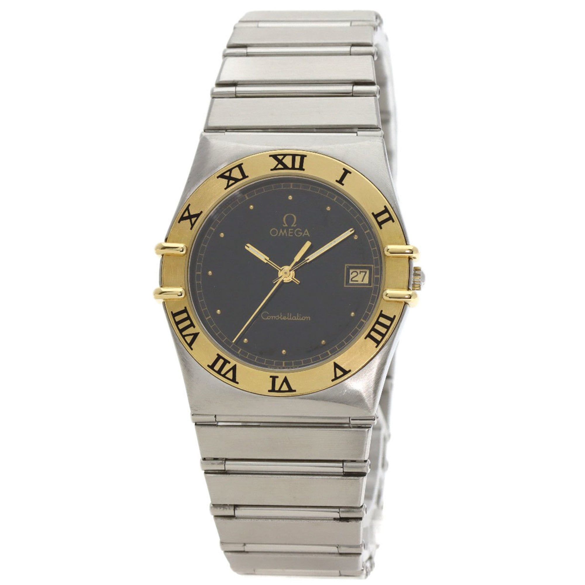 Omega Constellation Flat Bezel Stainless Steel Watch SSx18KYG Men's