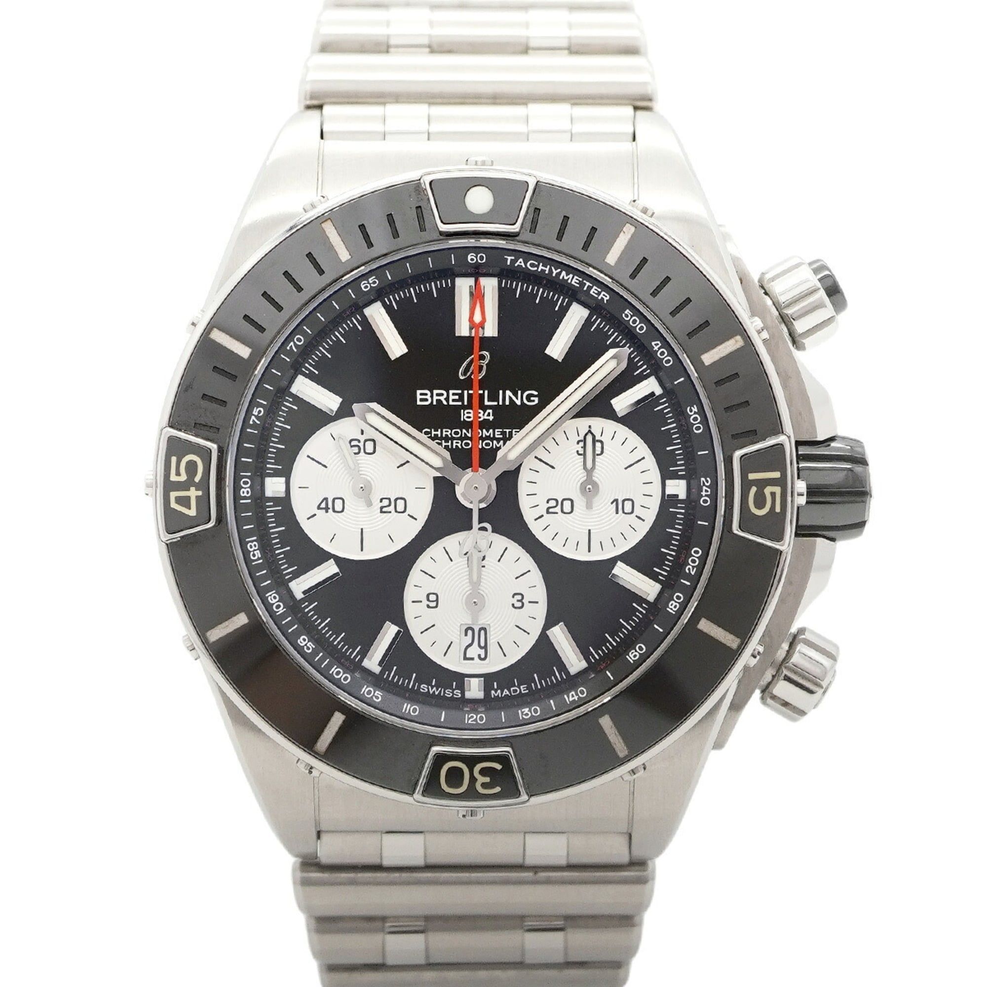 Breitling Super Chronomat 44 AB0136 Black Dial Men's Watch