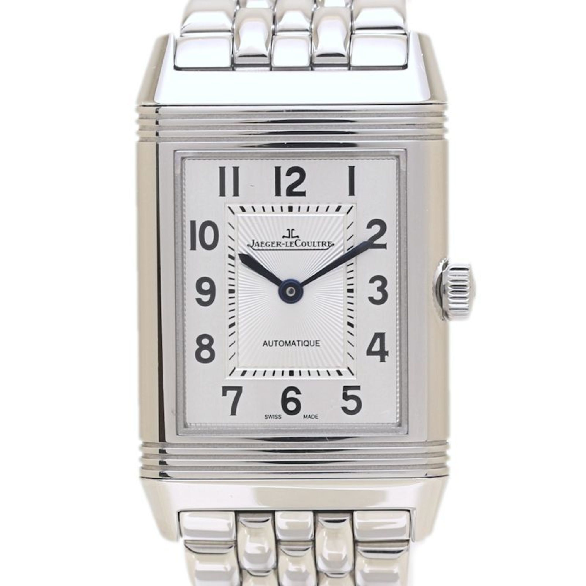 JAEGER-LECOULTRE Reverso Classic Medium Duet Q2578120 212.8.76 Boys' Watch Stainless Steel 40211