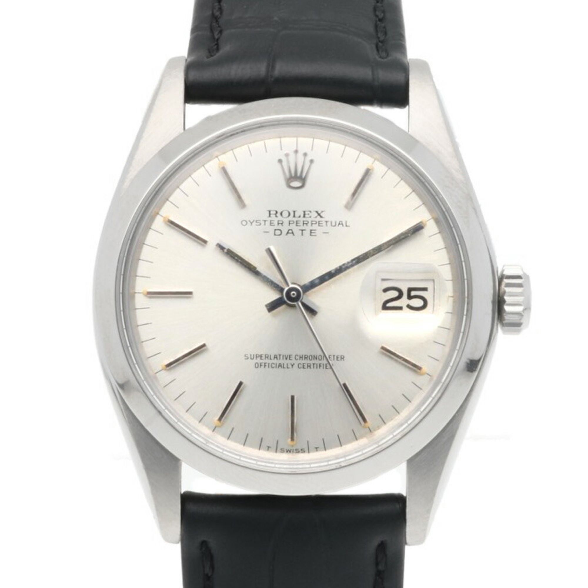 Rolex Date Oyster Perpetual Watch Stainless Steel 1500 Automatic Men's ROLEX No. 31 1970 Model Overh