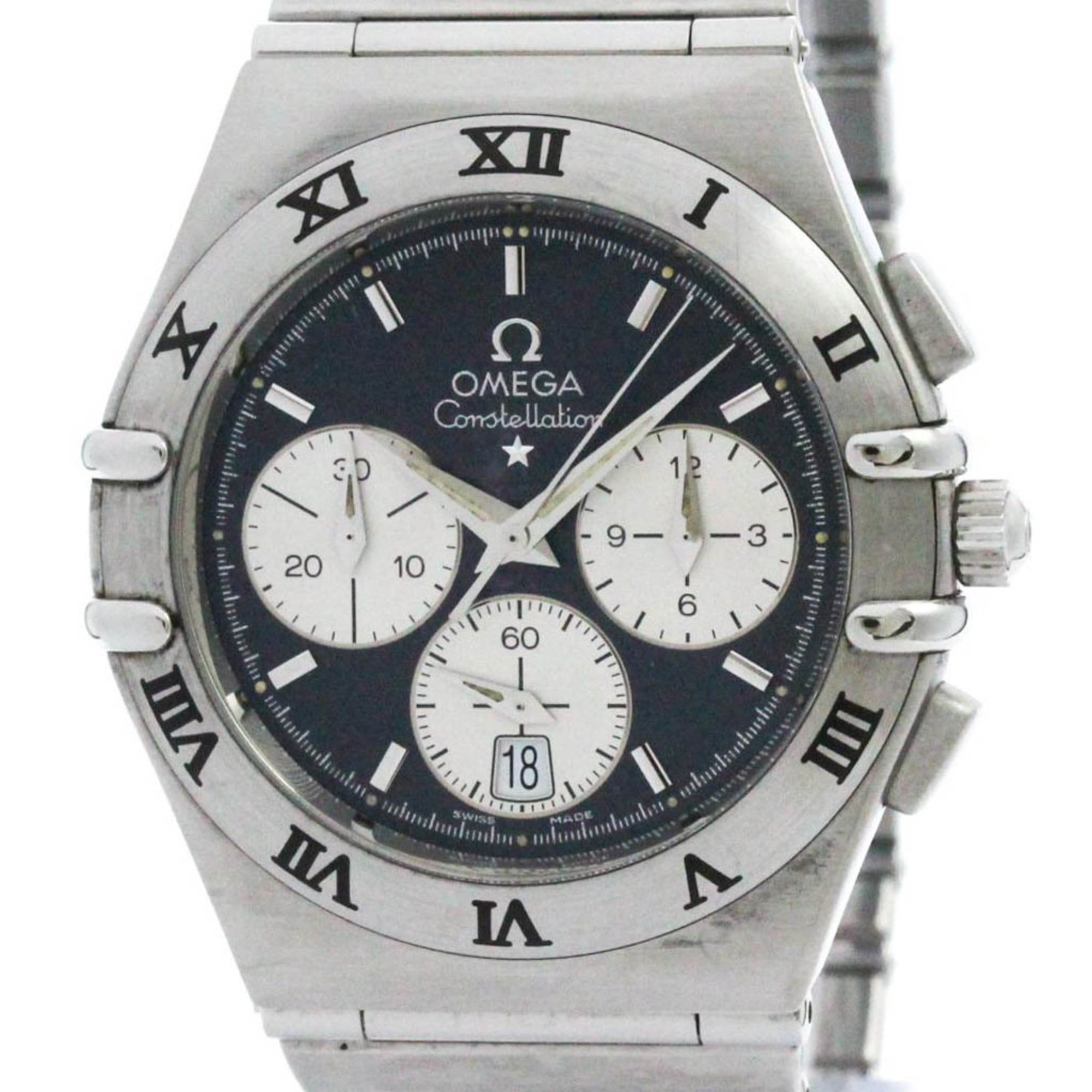 OMEGA Constellation Chronograph Steel Quartz Mens Watch 1542.40
