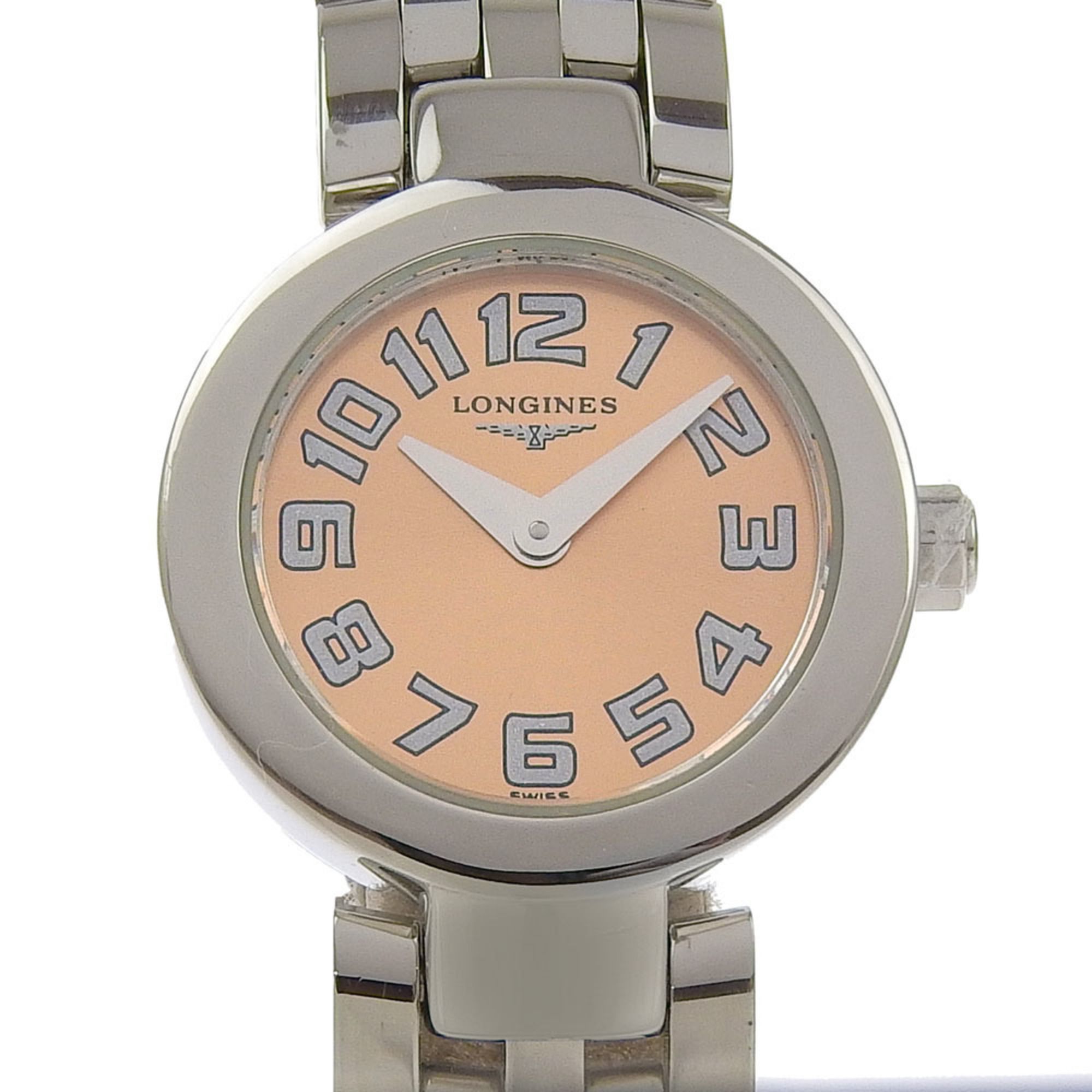 Longines Dolcevita Watch L5.174.4 Stainless Steel Quartz Analog Display Ladies
