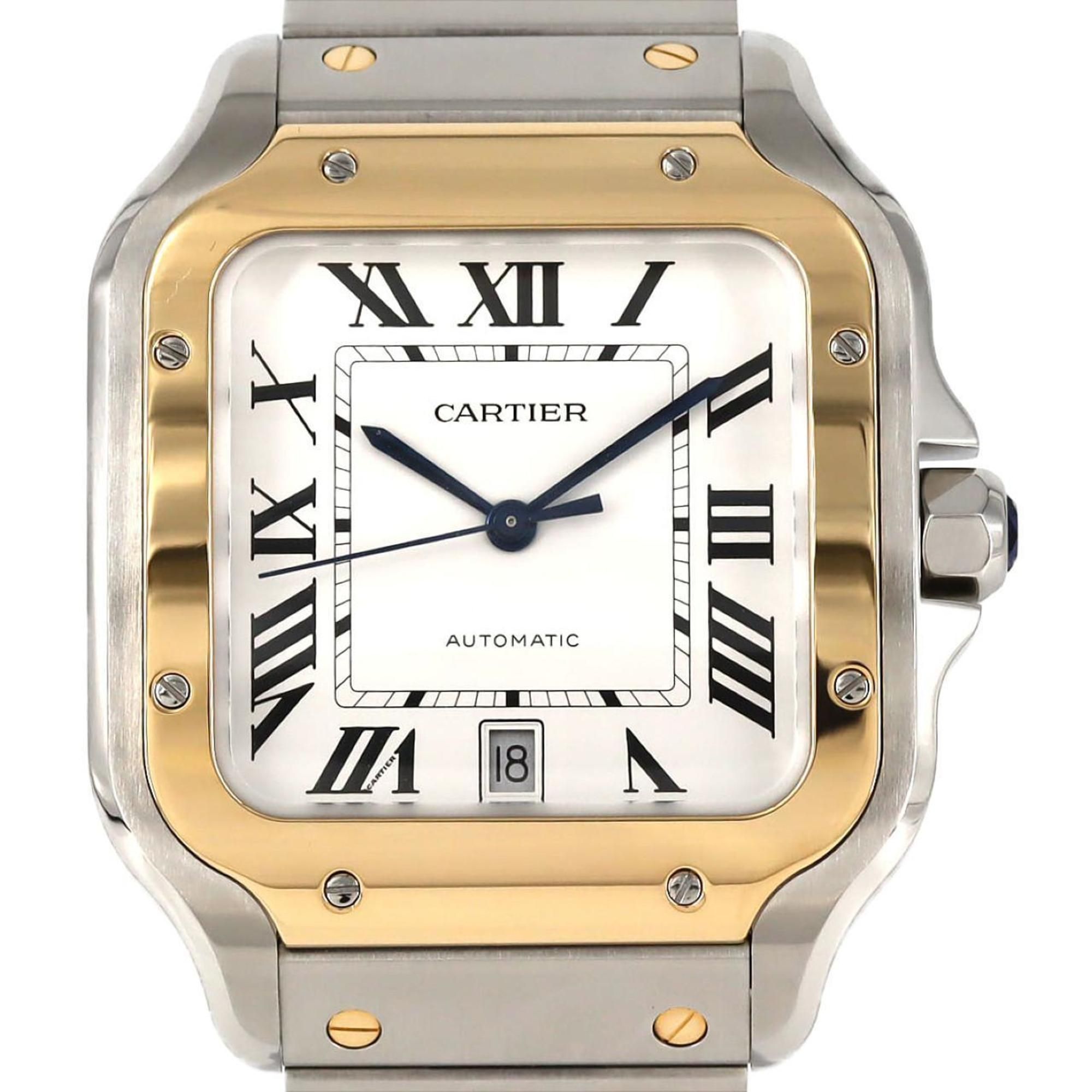 Cartier Santos de LM Two-tone Watch W2SA0009 SSxYG Automatic